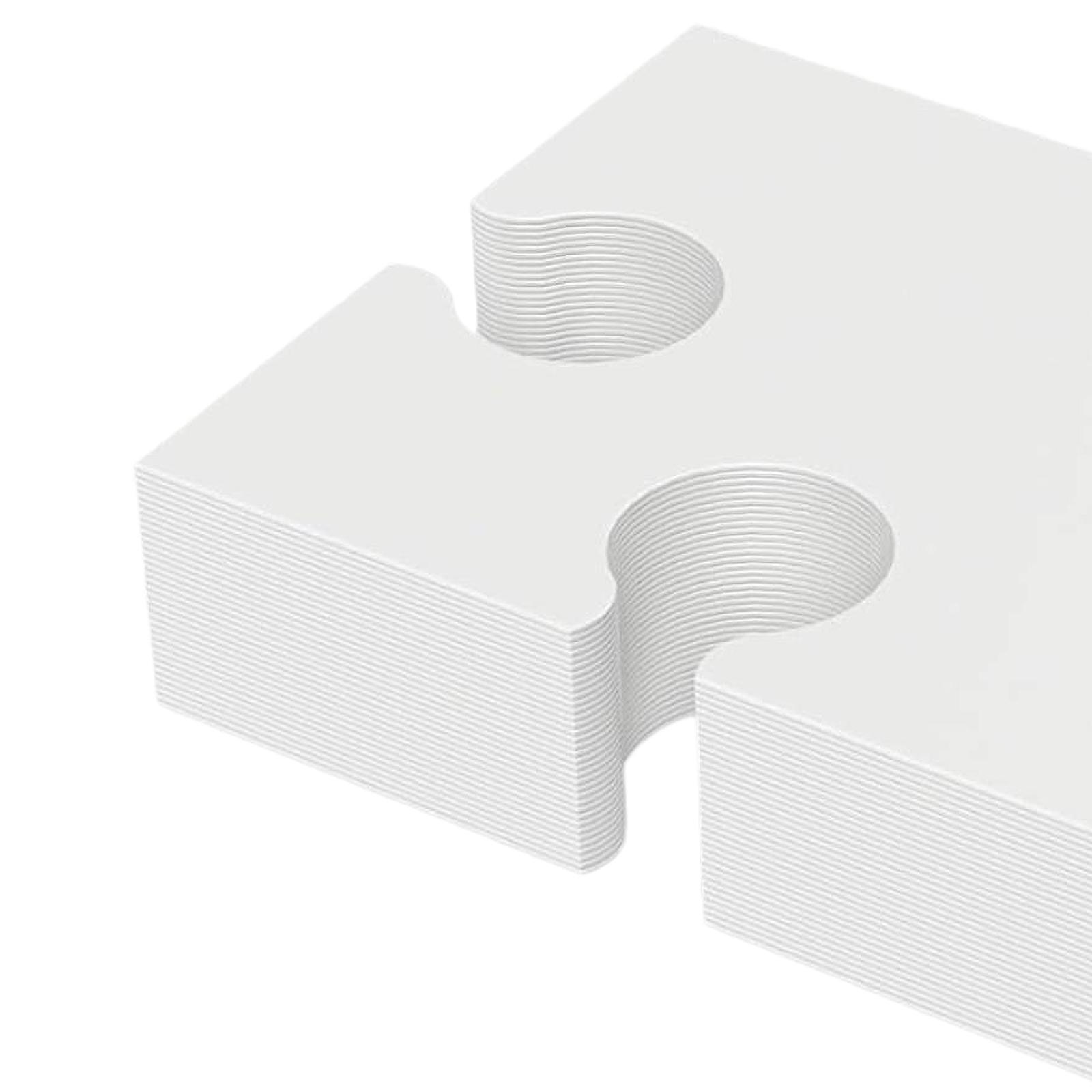 Puzzle Blank White - 30 Pezzi di Puzzle Bianchi per