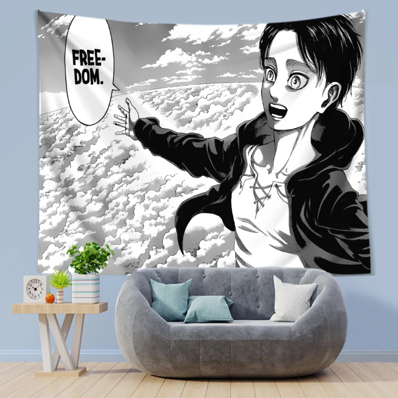 Eren Yeager Freedom Manga Post - Canvas Wrap Ready recensione e prezzo